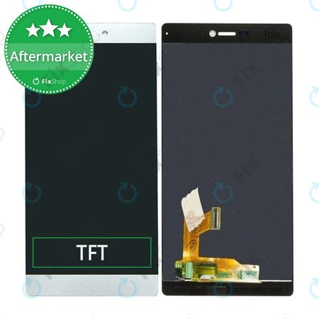 Huawei P8 - LCD Display + Touchscreen Front Glas (White) TFT