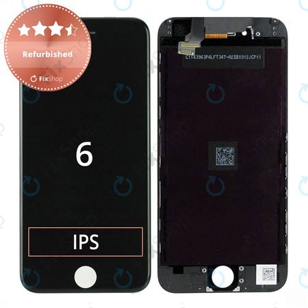 Apple iPhone 6 - LCD Display + Touchscreen Front Glas + Rahmen (Black) Refurbished