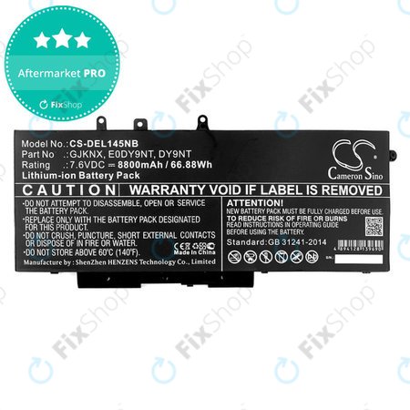 Akku batterie für Dell Latitude 14 5490, Latitude 14 5491, 8800mAh, Li-Ion, 7.6V, 00JWGP, HQ