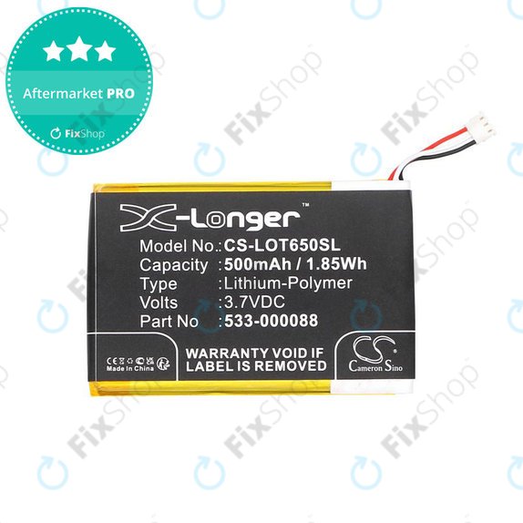 Akku batterie für Logitech Mx Master, 500mAh, Li-Pol, 3.7V, 533-000088, HB303450, HQ