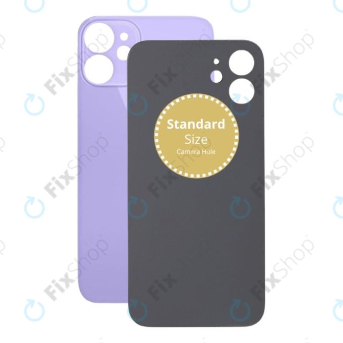 Apple iPhone 12 Mini - Backcover Glas (Purple)