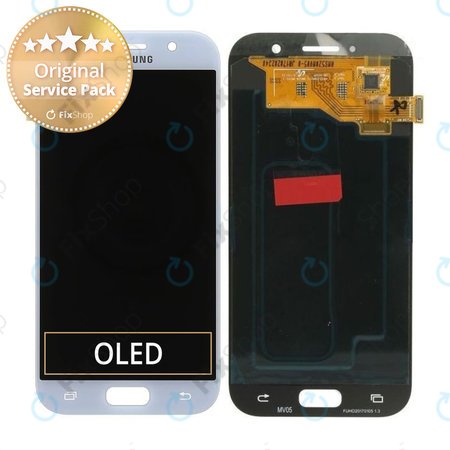 Samsung Galaxy A5 A520F (2017) - LCD Display + Touchscreen Front Glas (Blue Mist) - GH97-19733C, GH97-20135C Genuine Service Pack