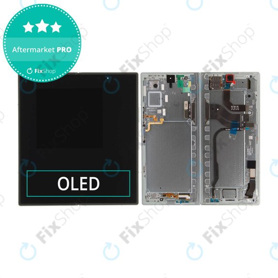 Samsung Galaxy Z Fold 7 F966B - LCD Display + Touchscreen Front Glas + Rahmen (Mint) OLED