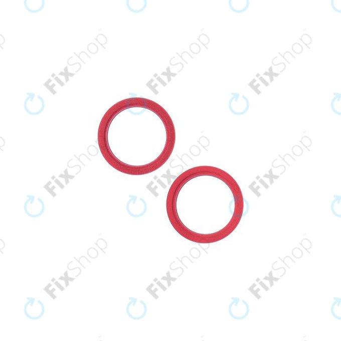 Apple iPhone 13, 13 Mini - Rückfahrkamera Schieberahmen (Red) - 2Stk