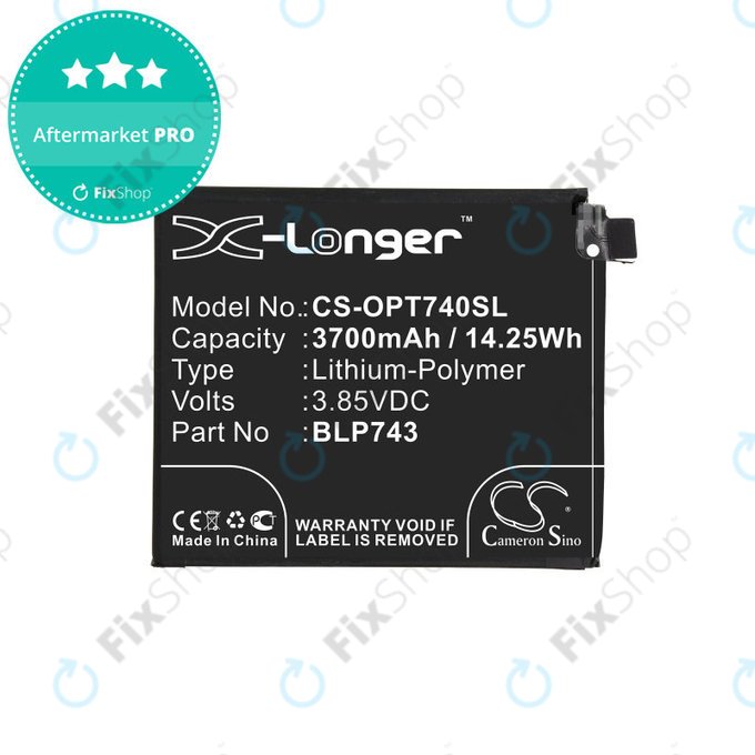 OnePlus 7T - Akku Batterie BLP743 3700mAh HQ