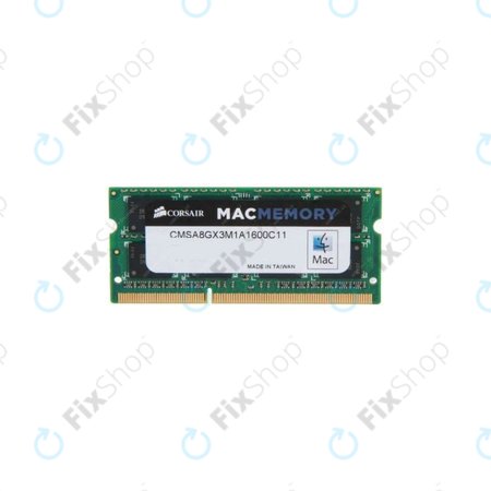 Corsair - RAM Memory SO-DIMM 8GB DDR3L 1600MHz - CMSA8GX3M1A1600C11 Genuine Service Pack
