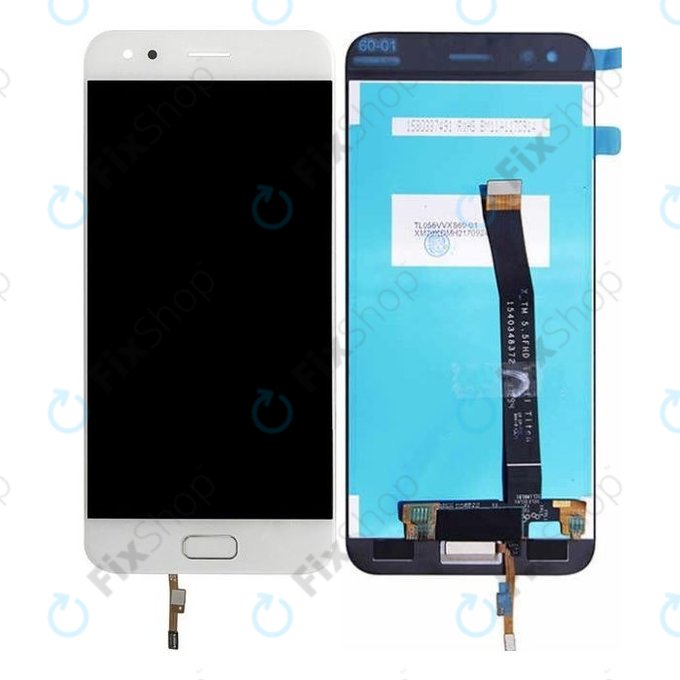 Asus Zenfone 4 ZE554KL - LCD Display + Touchscreen Front Glas (White) TFT
