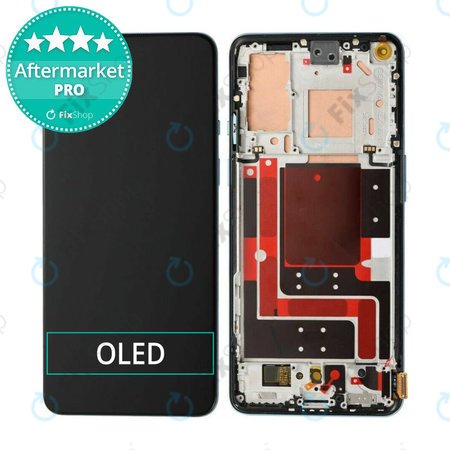 OnePlus 9 - LCD Display + Touchscreen Front Glas + Rahmen (Arctic Sky) OLED
