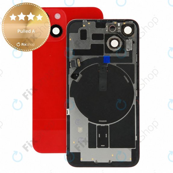 Glas der Rückabdeckung für iPhone 14, (PRODUCT)RED, Pulled A