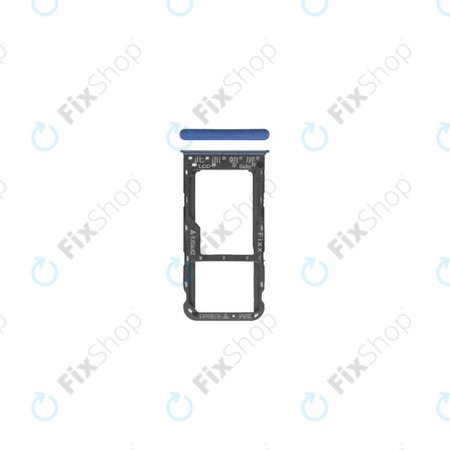 Huawei P smart FIG-L31 - SIM + SD Steckplatz Slot (Blue) - 51661HSE Genuine Service Pack