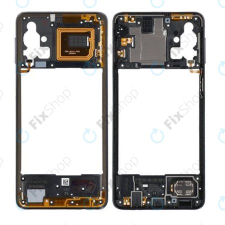 Samsung Galaxy M31s M317F - Mittlerer Rahmen (Mirage Black) - GH97-25062A Genuine Service Pack