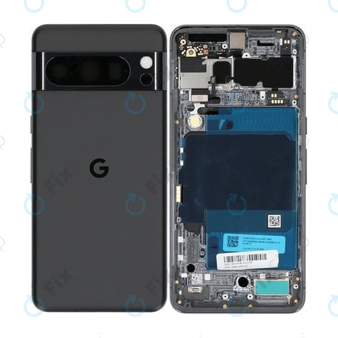Google Pixel 8 Pro GC3VE, G1MNW - Akkudeckel (Obsidian) - G949-00693-01 Genuine Service Pack