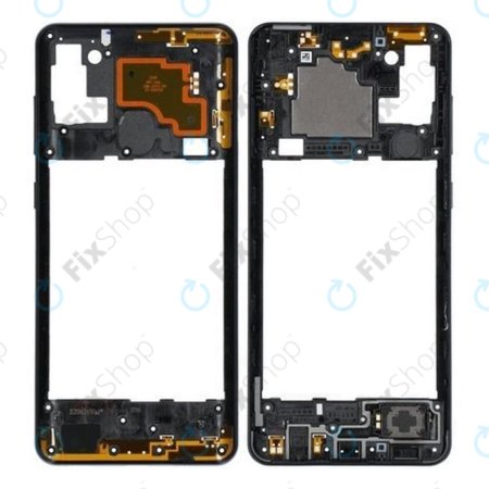 Samsung Galaxy A21s A217F - Mittlerer Rahmen (Black) - GH97-24663A Genuine Service Pack