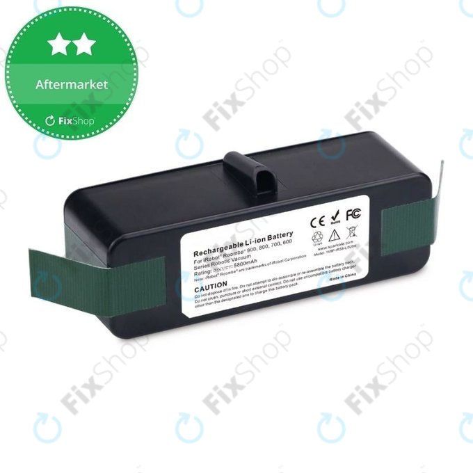iRobot Roomba 600, 800, 900-series - Akku Batterie 4502233, 4374392, 2130LI Li-Ion 14.8V 5800mAh
