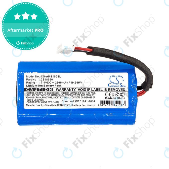 Batterie für Anker Soundcore Boost, 2600mAh, Li-Ion, 7.4V, 2S18650, HQ