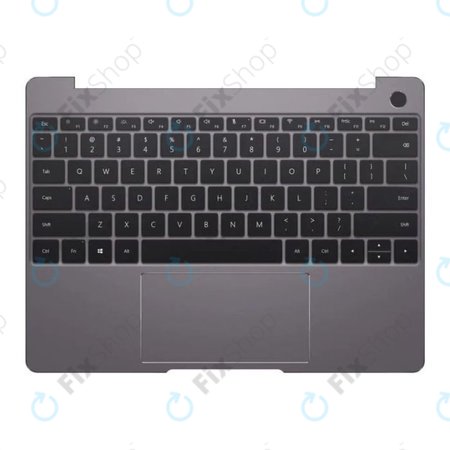 Huawei MateBook 13 2020 - Abdeckung C (Armlehne) + Tastatur (Grau) (US) - 97060DJM
