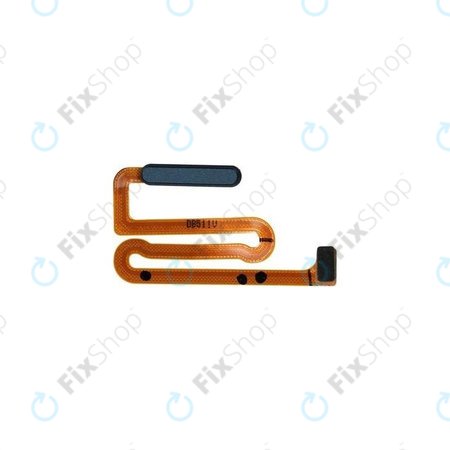 Samsung Galaxy M12 M127F - Fingerabdrucksensor + Flex Kabel (Black) - GH96-14188A Genuine Service Pack