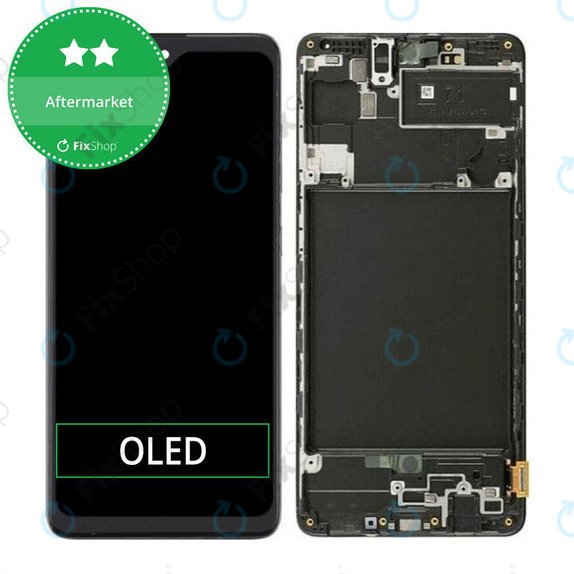 Samsung Galaxy A71 A715F - LCD Display + Touchscreen Front Glas + Rahmen (Small Size Panel) OLED