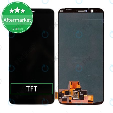 OnePlus 5T - LCD Display + Touchscreen Front Glas TFT