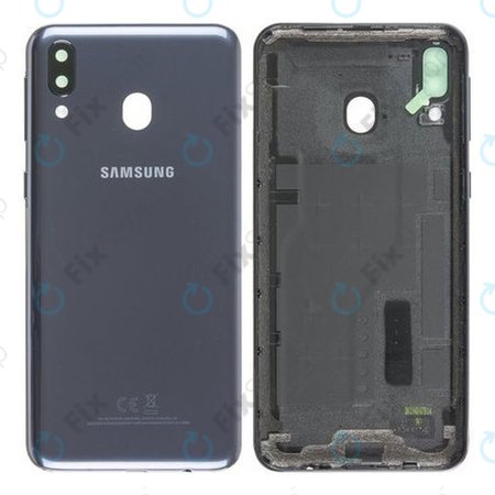Samsung Galaxy M20 M205F - Akkudeckel (Charcoal Black) - GH82-18932A Genuine Service Pack
