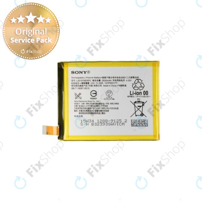 Sony Xperia Z3 Plus E6553 - Akku Batterie LIS1579ERPC 2930mAh - 1288-9125 Genuine Service Pack