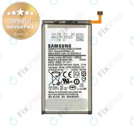 Samsung Galaxy S10 G973F - Akku Batterie EB-BG973ABU 3400mAh - GH82-18826A Genuine Service Pack