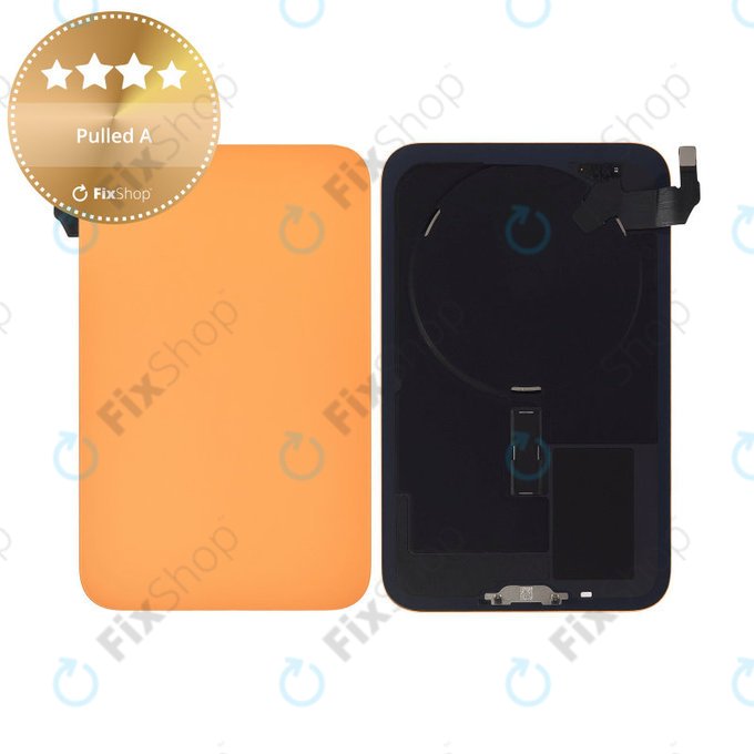 Glas der Rückabdeckung für iPhone 17 Pro, Orange, Pulled A