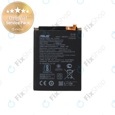 Asus Zenfone 3 Max ZC520TL - Akku Batterie C11P1611 4130mAh - 0B200-02200000 Genuine Service Pack