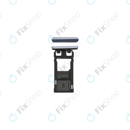 Sony Xperia 1 - SIM + SD Steckplatz Slot (Grau) - 1319-0254