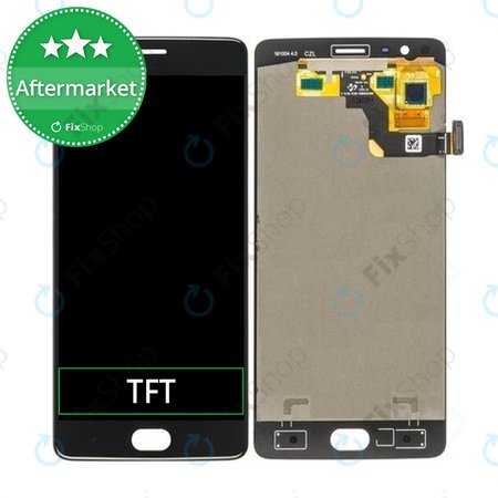 OnePlus 3 - LCD Display + Touchscreen Front Glas (Black) TFT