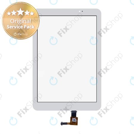 Huawei Mediapad T1 10 - Touchscreen Front Glas + Rahmen (White) - 02350GUR Genuine Service Pack