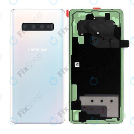 Samsung Galaxy S10 Plus G975F - Akkudeckel (Prism White) - GH82-18406F Genuine Service Pack