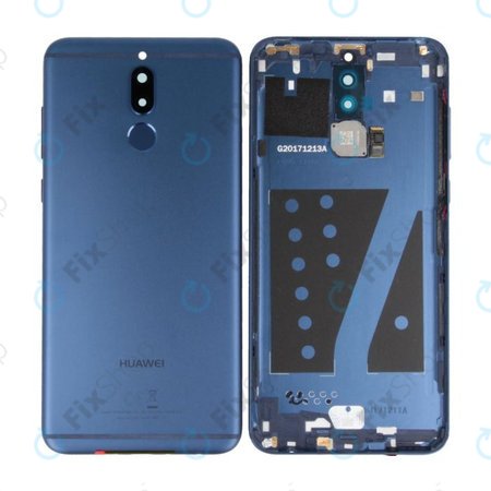 Huawei Mate 10 Lite RNE-L21 - Akkudeckel + Fingerprint Sensor (Aurora Blue) - 02351QQE, 02351QXM Genuine Service Pack