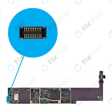 Apple iPad Mini, Mini 2, Mini 3 - Motherboard + Touchscreen Stecker