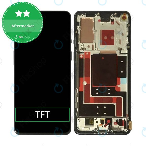 OnePlus 9 - LCD Display + Touchscreen Front Glas + Rahmen (Astral Black) TFT