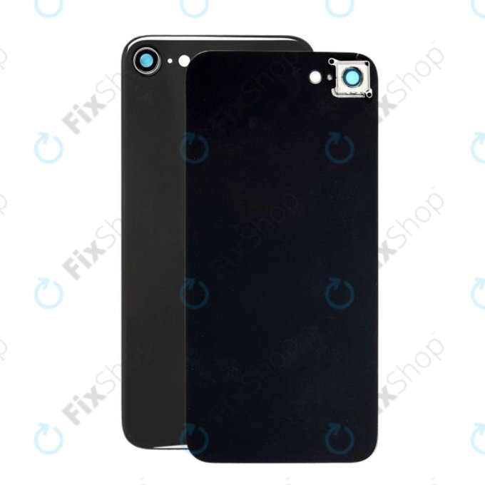 Apple iPhone 8 - Backcover Glas + Rückfahrkameraglas (Space)