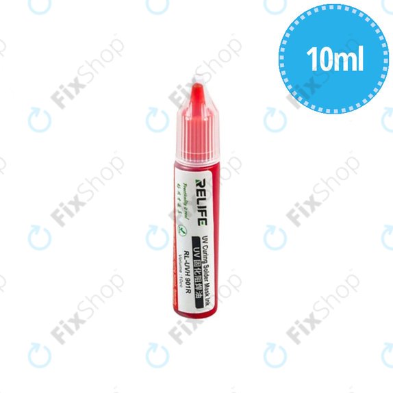 Relife RL-UVH901R - UV-härtbare Lötmaske - 10ml (Rot)