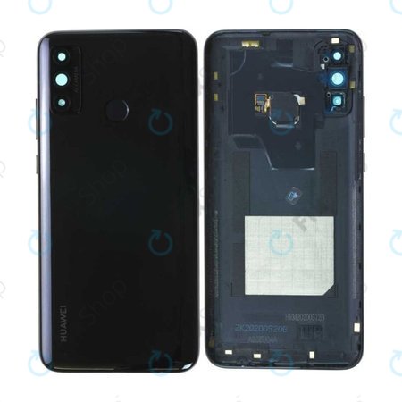 Huawei P Smart (2020) - Akkudeckel (Midnight Black) - 02353RJV Genuine Service Pack