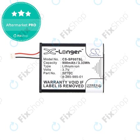 Akku batterie für Sony PSP E1000, E1002, E1004, E1008, 900mAh, Li-Ion, 3.7V, SP70C, HQ