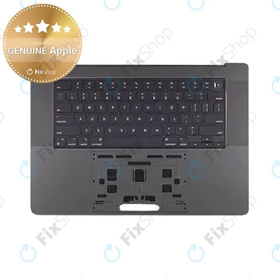 Oberer Tastaturrahmen für MacBook Pro 16", A3403 (2024), mit US-Tastatur und Akku, Space Black, 661-42823, Genuine Apple