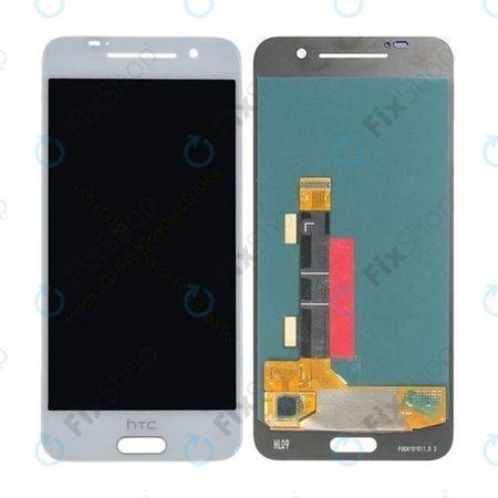 HTC One A9 - LCD Display + Touchscreen front Glas (Grau) - 83H90189-00