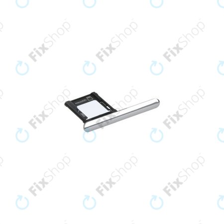 Sony Xperia XZ Premium Dual G8142 - SIM + SD Steckplatz Slot (Silver) - 1307-9909 Genuine Service Pack