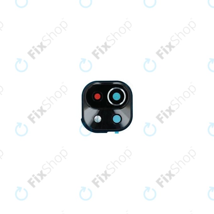 Xiaomi 11 Lite 5G NE 2109119DG 2107119DC - Rückfahrkameraglas + Rahmen (Truffle Black) - 5600060K9A00 Genuine Service Pack