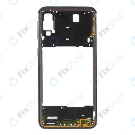 Samsung Galaxy A40 A405F - Mittlerer Rahmen (Black) - GH97-22974A Genuine Service Pack