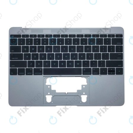 Apple MacBook 12" A1534 (Early 2015 - Mid 2017) - Oberer Rahmen Tastatur + Tastatur US (Space Gray)