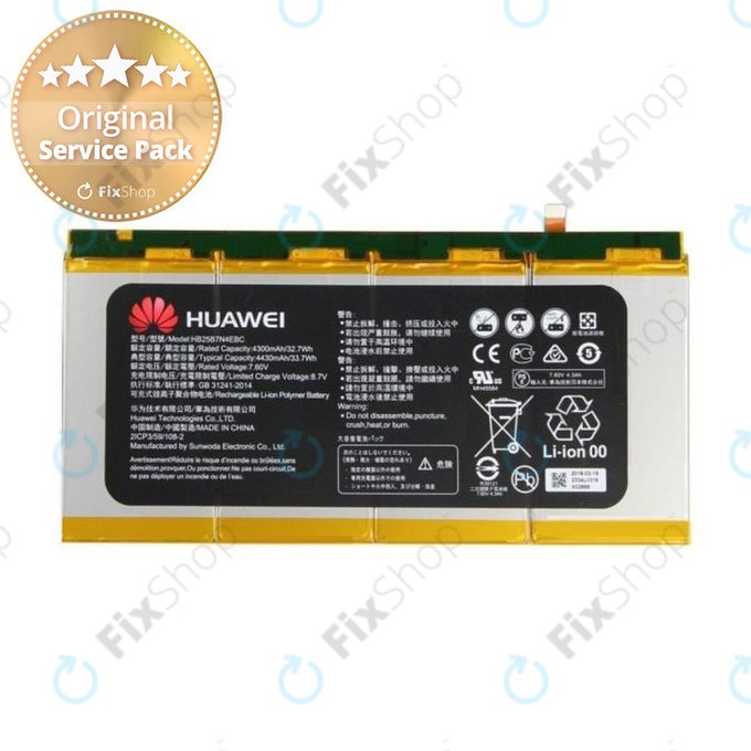 Huawei Matebook M3 - Akku Batterie HB25B7N4EBC 4300mAh - 24022218