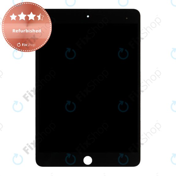 LCD-Display für iPad Mini 5, Black, Touchscreen-Glas ohne Rahmen, Refurbished