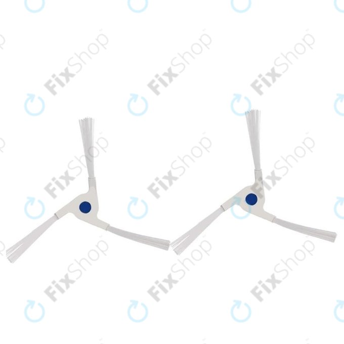 Ecovacs Deebot X2-series - Roidmi EVE Plus - Seitenbürste (Weiß) - 2Stk.