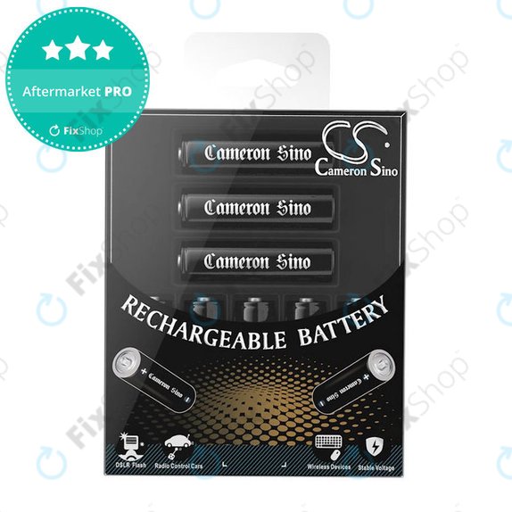 Wiederaufladbare Batterie, CameronSino AA, 8Stk., 2200mAh, Ni-MH, 1.2V, –, HQ