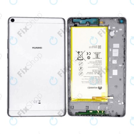 Huawei MediaPad T3 8.0 Lite KOB-L09 - Akkudeckel (Gray) - 02351HSK Genuine Service Pack